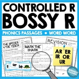 Controlled R / Bossy R Phonics Passages & Follow-up activi