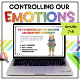 Controlling Our Emotions Lesson Plan | Emotional Regulation