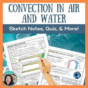 Preview of Convection Currents - Ocean and Atmospheric Circulation - Sketch Notes & more