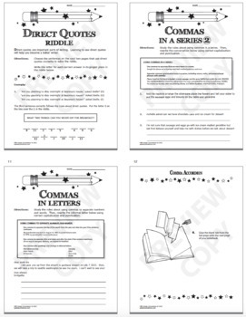 Capitalization & Punctuation Worksheets + Conventions Lesson