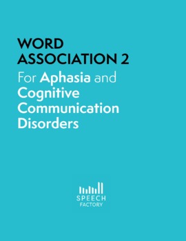 Preview of Word Association 2 For Speech and Languge - SLP