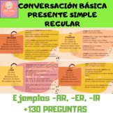 Conversación presente simple REGULAR: +130 PREGUNTAS - Spa