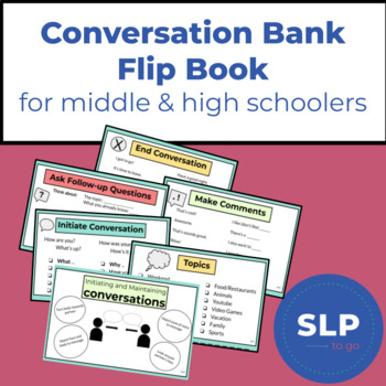 Preview of Conversation Skills - Low Prep Visuals for Older Students