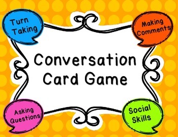 Preview of Conversation Card Game