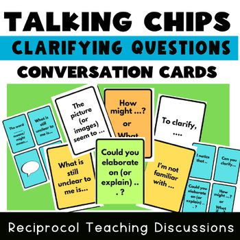 Preview of Conversation Cards: CLARIFYING Reciprocal Teaching, Discussion Stems