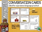 Conversation Cards/ Expressive Language Practice/Back To S