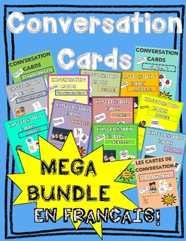 Preview of Conversation Cards - MEGA BUNDLE