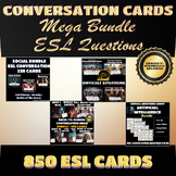 Conversation Cards MEGA BUNDLE- ESL Speaking Activity