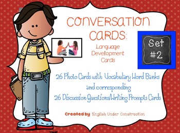 Preview of Conversation Cards for Language Development:  WIDA ACCESS Speaking Practice