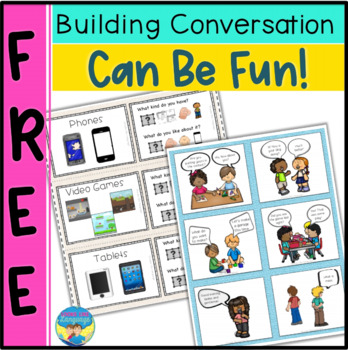 Preview of Conversation Skill Building Activities for Autism Social Skills