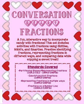 Preview of Conversation Heart Fractions