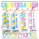 Conversation Hearts Bookmark - Valentine's Day FREEBIE