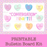 Conversation Hearts Speech Therapy Bulletin Board Kit, Val