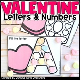 Conversation Hearts Valentine Letter and Number Formation 