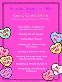 Conversation Hearts Valentine's Math Activity with Reading