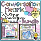 Conversation Hearts Writing Dialogue BUNDLE/Drag & drop & 