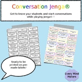 Conversation Jenga- Conversation Starters