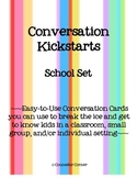 Conversation Kickstarts: School Set 