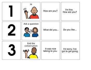 Preview of Conversation Practice (Scripts for Social Skills Classes)