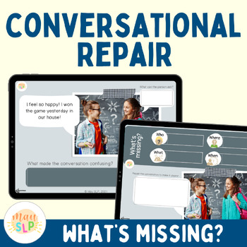 Preview of Conversational Repair: What's Missing (Real Picture Scenarios)