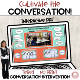 Maintain Conversation Social Skills Interactive PDF Middle