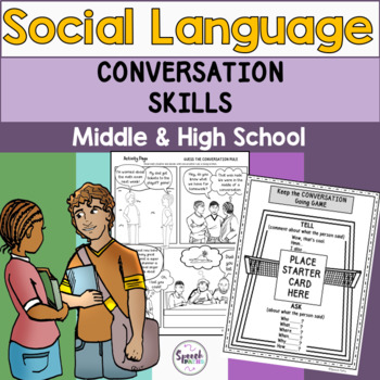 Preview of Conversation Skills: Middle & High School