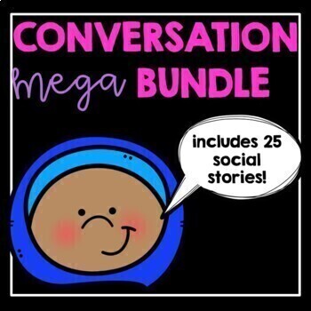 Preview of Conversation Skills- Social Story Bundle