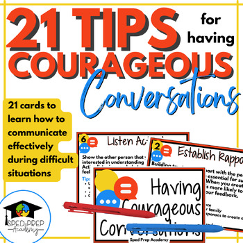 Preview of Conversation Skills - Tips for Courageous Conversations
