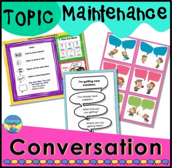 On or Off Topic Switch for Topic Maintenance No Prep Speech