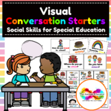 Conversation Starter Prompt Cards for Autism Special Education