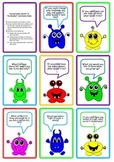 Card Game: Conversation Starter Questions Monster Theme