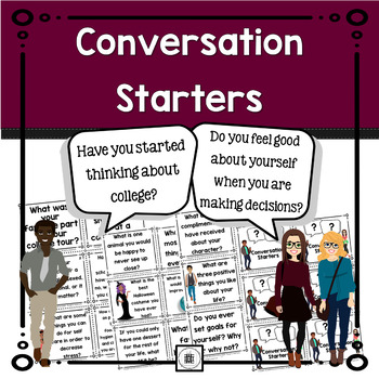 Preview of Conversation Starters - Ice Breaker Activities and Team Building for Teens