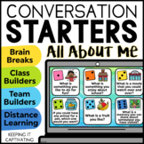 Conversation Starters Brain Break {All About Me}