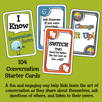 conversation starters card game