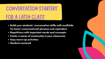 Preview of Conversation Starters [LATIN]