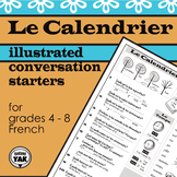 French Conversation Starters: Le Calendrier/ The Calendar