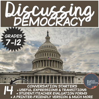 Preview of Conversation Starters Package on Democracy