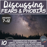 Conversation Starters Package on Fears and Phobias