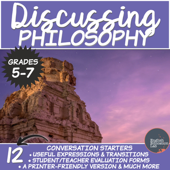 Preview of Conversation Starters Package on Philosophy