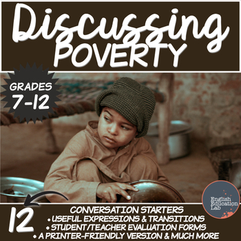 Preview of Conversation Starters Package on Poverty