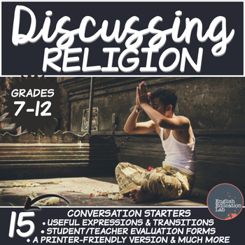 Preview of Conversation Starters Package on Religion