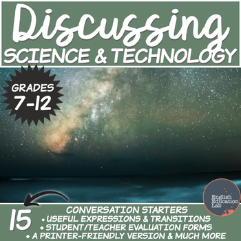 Preview of Conversation Starters Package on Science and Technology