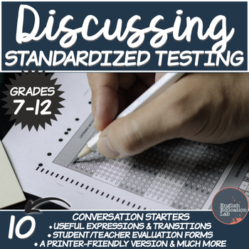 Preview of Conversation Starters Package on Standardized Testing