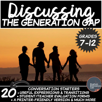 Preview of Conversation Starters Package on The Generation Gap