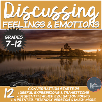 Preview of Conversation Starters Packages on Feelings and Emotions