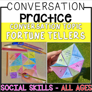 conversation starters social skills craft activity by mistys speech