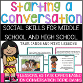 Conversation Skills for Middle School and High School
