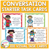 Conversation Starters Visual Task Cards Social Skills