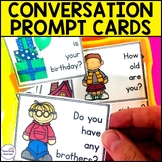 Conversation Starters Visuals Task Cards Social Skills