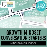 Conversation Starters for Middle and High School | Growth Mindset